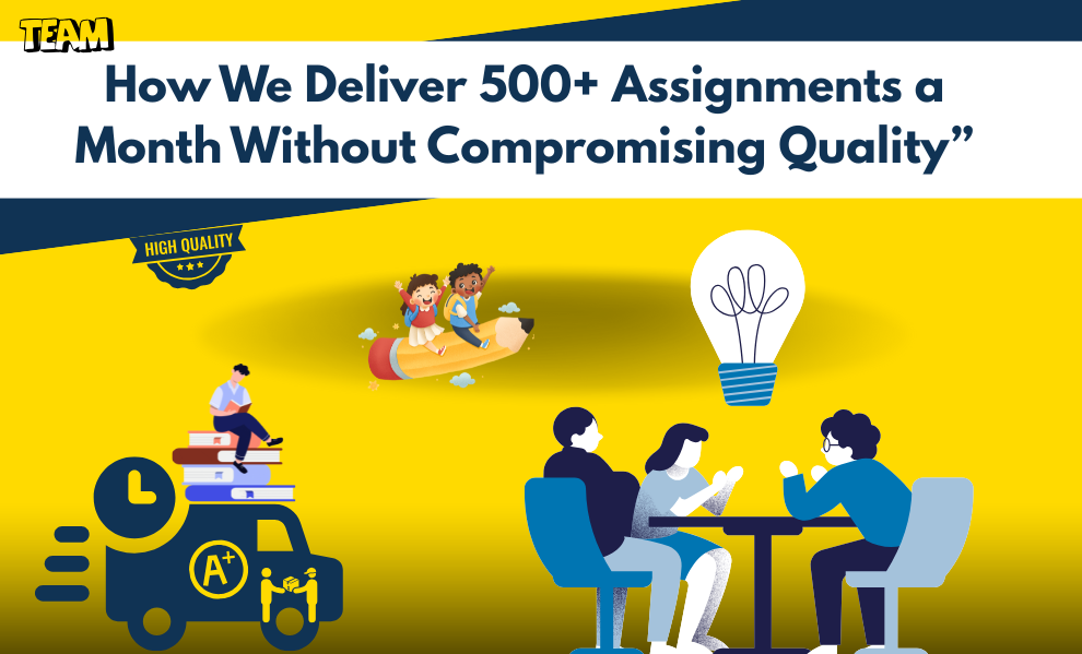 Behind the Scenes at Digiink: How We Deliver 500+ Assignments a Month Without Compromising Quality